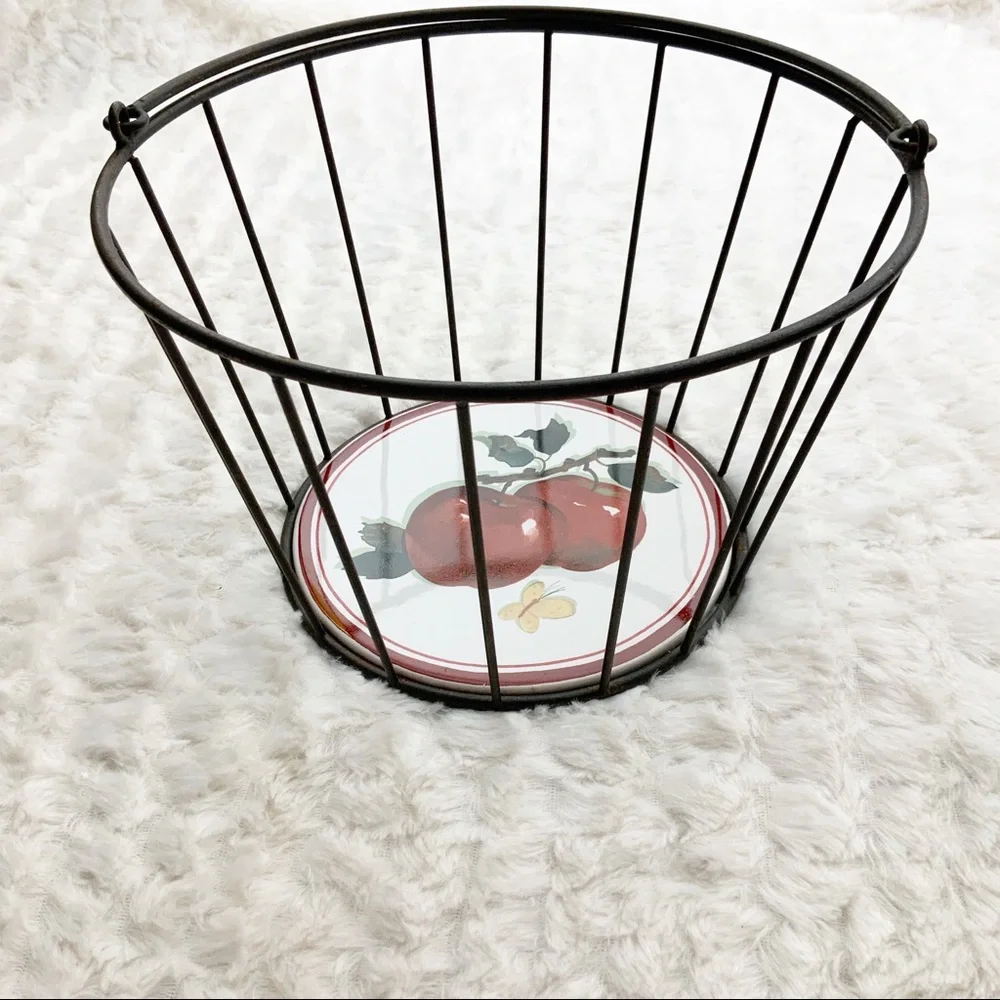 Hallmark metal apple basket farmhouse decor